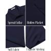 imageCOOFANDY Mens Casual Button Down Shirts Short Sleeve Summer Beach Shirt Fashion Vacation Wedding ShirtsNavy Blue