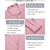 imageCOOFANDY Mens Casual Shirt Long Sleeve Casual Button Down Shirt for Men Summer Beach Wedding ShirtPink