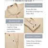 imageCOOFANDY Mens Casual Shirt Long Sleeve Casual Button Down Shirt for Men Summer Beach Wedding ShirtStone