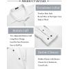 imageCOOFANDY Mens Casual Shirt Long Sleeve Casual Button Down Shirt for Men Summer Beach Wedding ShirtWhite