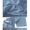 imageCOOFANDY Mens Casual Short Sleeve Button Down Shirts Summer Untucked Wrinkle Free ShirtsBlue