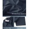 imageCOOFANDY Mens Casual Short Sleeve Button Down Shirts Summer Untucked Wrinkle Free ShirtsNavy Blue