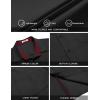 imageCOOFANDY Mens Casual Button Down Shirts Stretch Short Sleeve Business Dress Shirt with PocketBlack
