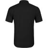 imageCOOFANDY Mens Cuban Guayabera Shirt Short Sleeve Linen Button Down Shirts Casual Summer Beach TopsBlack