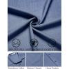 imageCOOFANDY Mens Short Sleeve Button Down Shirt Casual Summer Beach Untucked Vacation Textured Shirts with PocketDark Blue