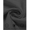 imageCOOFANDY Mens Short Sleeve Button Down Shirt Casual Summer Beach Untucked Vacation Textured Shirts with PocketGranite Gray
