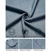 imageCOOFANDY Mens Short Sleeve Button Down Shirt Casual Summer Beach Untucked Vacation Textured Shirts with PocketMidnight