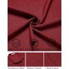 imageCOOFANDY Mens Short Sleeve Button Down Shirt Casual Summer Beach Untucked Vacation Textured Shirts with PocketScarlet Sage