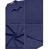 imageCOOFANDY Mens Summer Beach Vacation Shirt Casual Short Sleeve Button Down Shirt for MenNavy Blue
