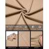 imageCOOFANDY Mens Casual Button Down Shirts Short Sleeve Wrinkle Free Shirt Untucked Summer Stretch Dress ShirtKhaki