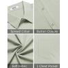 imageCOOFANDY Mens Short Sleeve Button Down Shirt Casual Summer Beach Shirts Vacation Wedding Shirt with PocketMint Green