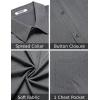imageCOOFANDY Mens Short Sleeve Button Down Shirt Casual Summer Beach Shirts Vacation Wedding Shirt with PocketSlate Marble