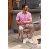 imageCOOFANDY Mens Casual Button Down Shirts Short Sleeve Summer Untucked Dress ShirtsPink