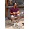 imageCOOFANDY Mens Casual Button Down Shirts Short Sleeve Summer Untucked Dress ShirtsWine Red