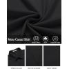 imageCOOFANDY Mens Casual Linen Shirt Short Sleeve Button Down Shirt Summer Beach Shirts with PocketBlack
