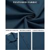 imageCOOFANDY Mens Casual Short Sleeve Shirts Summer Beach Shirt Button Down Textured Shirts Vacation Hawaiian ShirtsDark Blue