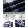 imageCOOFANDY Mens Flannel Shirt Long Sleeve Lightweight Plaid Shirt Casual Button Down Shirts JacketLight Blue