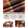 imageCOOFANDY Mens Flannel Shirt Long Sleeve Lightweight Plaid Shirt Casual Button Down Shirts JacketOrange Red