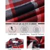 imageCOOFANDY Mens Flannel Shirt Long Sleeve Lightweight Plaid Shirt Casual Button Down Shirts JacketRed