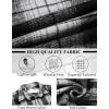imageCOOFANDY Mens Flannel Shirt Long Sleeve Lightweight Plaid Shirt Casual Button Down Shirts JacketWhite Black