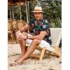 imageCOOFANDY Mens Hawaiian Shirts Short Sleeve Floral Button Down Beach Summer Tropical ShirtBlacktropical Floral