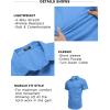 imageCOOFANDY Mens Muscle Fit Dress Shirt Short Sleeve Button Down Shirts with PocketBlue
