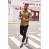 imageCOOFANDY Mens Muscle Fit Dress Shirt Short Sleeve Button Down Shirts with PocketKhaki