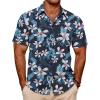 Navy Blue Flower