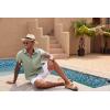 imageCOOFANDY Mens Button Down Shirts Short Sleeve Casual Linen Shirts for Men Summer Beach Wedding ShirtGreen