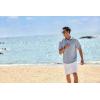 imageCOOFANDY Mens Button Down Shirts Short Sleeve Casual Linen Shirts for Men Summer Beach Wedding ShirtLight Denim Blue