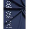 imageCOOFANDY Mens Casual Beach Shirts Short Sleeve Button Down Shirts Summer Vacation Untucked Dress ShirtsDark Blue