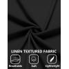 imageCOOFANDY Mens Casual Short Sleeve Shirts Button Down Summer Beach Shirt Lightweight Textured Tops with PocketBlack