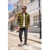 imageCOOFANDY Mens Flannel Plaid Shirts Long Sleeve Casual Button Down Shirt with PocketsYellow