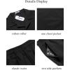 imageCOOFANDY Mens Short Sets 2 Piece Summer Beach Outfits Short Sleeve Shirts and Shorts Sets for MenBlack