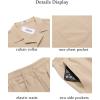 imageCOOFANDY Mens Short Sets 2 Piece Summer Beach Outfits Short Sleeve Shirts and Shorts Sets for MenShallow Coffee