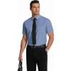 imageCOOFANDY Mens Short Sleeve Dress Shirts Wrinkle Free Regular Fit Dress Shirt Textured Casual Button Down ShirtsBlue