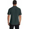 imageCOOFANDY Mens Short Sleeve Dress Shirts Wrinkle Free Regular Fit Dress Shirt Textured Casual Button Down ShirtsDark Green