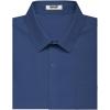 imageCOOFANDY Mens Short Sleeve Dress Shirts Wrinkle Free Regular Fit Dress Shirt Textured Casual Button Down ShirtsDeep Blue