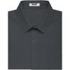 imageCOOFANDY Mens Short Sleeve Dress Shirts Wrinkle Free Regular Fit Dress Shirt Textured Casual Button Down ShirtsGrey