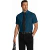 imageCOOFANDY Mens Short Sleeve Dress Shirts Wrinkle Free Regular Fit Dress Shirt Textured Casual Button Down ShirtsLake Blue