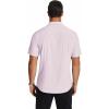imageCOOFANDY Mens Short Sleeve Dress Shirts Wrinkle Free Regular Fit Dress Shirt Textured Casual Button Down ShirtsLavender