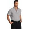 imageCOOFANDY Mens Short Sleeve Dress Shirts Wrinkle Free Regular Fit Dress Shirt Textured Casual Button Down ShirtsLight Grey