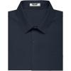 imageCOOFANDY Mens Short Sleeve Dress Shirts Wrinkle Free Regular Fit Dress Shirt Textured Casual Button Down ShirtsNavy Blue