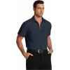 imageCOOFANDY Mens Short Sleeve Dress Shirts Wrinkle Free Regular Fit Dress Shirt Textured Casual Button Down ShirtsNavy Blue