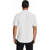 imageCOOFANDY Mens Short Sleeve Dress Shirts Wrinkle Free Regular Fit Dress Shirt Textured Casual Button Down ShirtsWhite