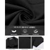 imageCOOFANDY Button Down Shirt for Men Short Sleeve Casual Shirt Summer Beach Vacation Shirt with PocketBblack