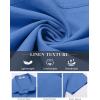 imageCOOFANDY Button Down Shirt for Men Short Sleeve Casual Shirt Summer Beach Vacation Shirt with PocketBlue