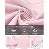 imageCOOFANDY Button Down Shirt for Men Short Sleeve Casual Shirt Summer Beach Vacation Shirt with PocketPink
