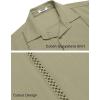 imageCOOFANDY Mens Cuban Guayabera Shirts Short Sleeve Button Down Shirt Lightweight Summer Beach ShirtsArmy Green