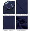 imageCOOFANDY Mens Linen Short Sleeve Button Down Shirts Casual Summer Beach Vacation ShirtsBlack Iris